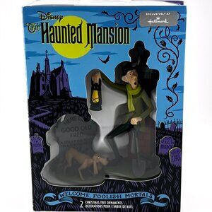 2024 Hallmark Exclusive Disney HAUNTED MANSION Foolish Mortals SET 2 Ornaments